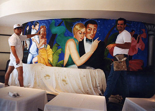 MEZZANOTE RESTAURANT: ALMOST  DONE!  by Cherie Bender