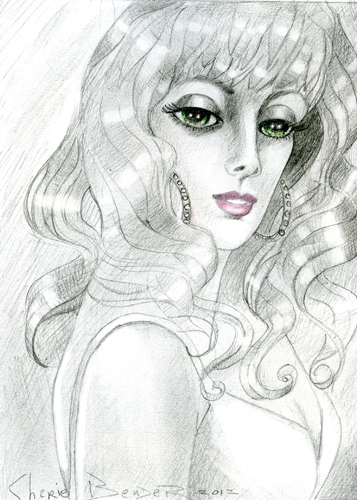 Self Portrait by Cherie Bender